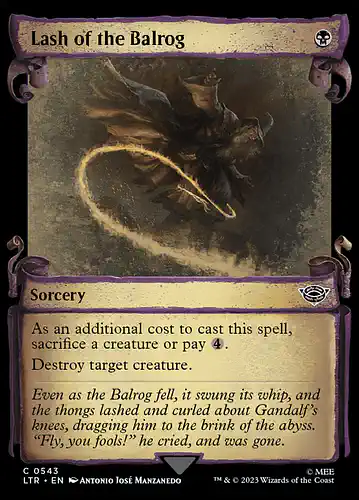 Lash of the Balrog - ltr Spoiler