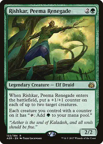 Rishkar, Peema Renegade - aer Spoiler