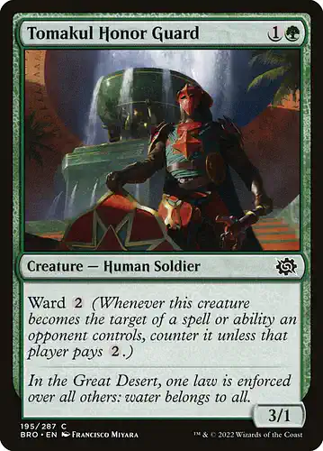 Tomakul Honor Guard - bro Spoiler