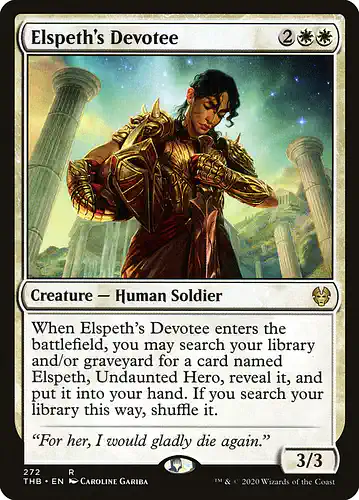 Elspeth's Devotee - thb Spoiler