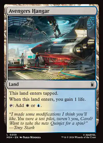 Avengers Hangar - msh Spoiler