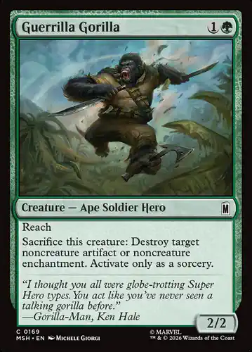 Guerrilla Gorilla - msh Spoiler