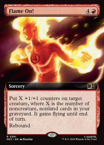 Flame On! - msc Spoiler