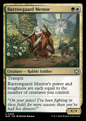 Burrowguard Mentor - blb Spoiler