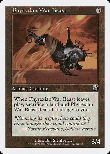 Phyrexian War Beast - dkm Spoiler