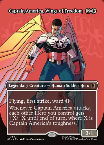 Captain America, Wings of Freedom - msh Spoiler