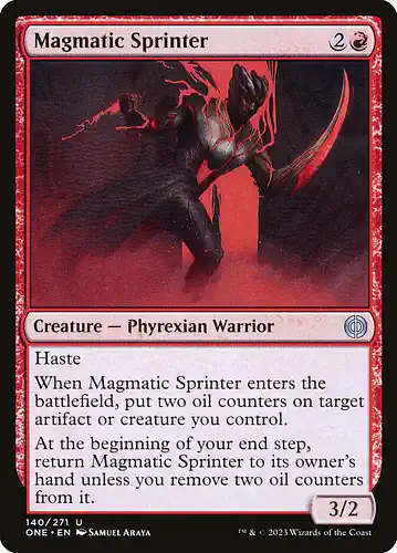 Magmatic Sprinter - one Spoiler