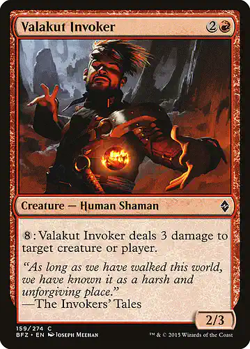 Valakut Invoker - bfz Spoiler