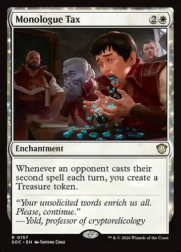 Monologue Tax - soc Spoiler