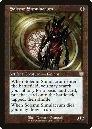 Solemn Simulacrum - brc Spoiler
