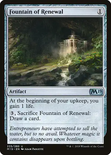 Fountain of Renewal - m19 Spoiler