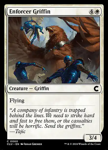Enforcer Griffin - clu Spoiler