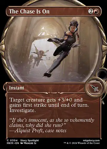 The Chase Is On - mkm Spoiler