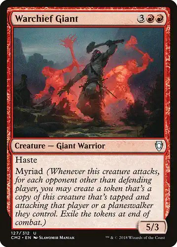 Warchief Giant - cm2 Spoiler