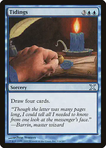 Tidings - 10e Spoiler