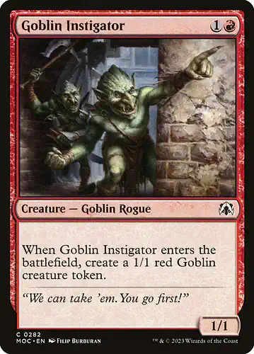 Goblin Instigator - moc Spoiler