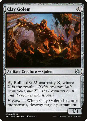 Clay Golem - afc Spoiler
