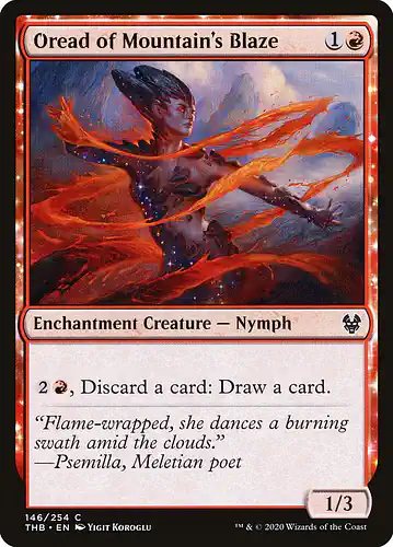 Oread of Mountain's Blaze - thb Spoiler