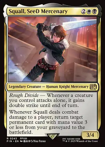 Squall, SeeD Mercenary - fin Spoiler