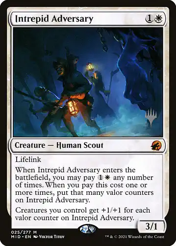 Intrepid Adversary - mid Spoiler