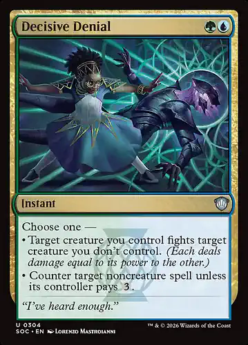 Decisive Denial - soc Spoiler