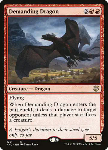 Demanding Dragon - afc Spoiler