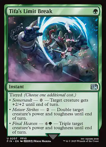 Tifa's Limit Break - fin Spoiler