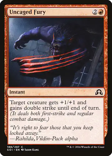 Uncaged Fury - soi Spoiler