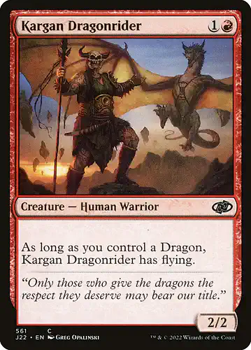 Kargan Dragonrider - j22 Spoiler