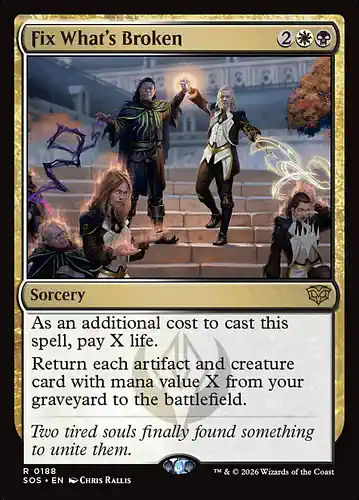 Fix What's Broken - sos Spoiler