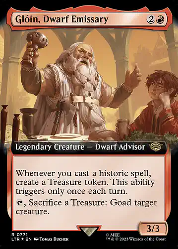 Glóin, Dwarf Emissary - ltr Spoiler