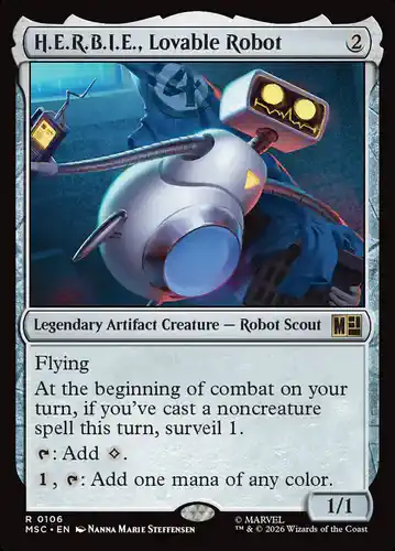 H.E.R.B.I.E., Lovable Robot - msc Spoiler