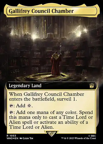 Gallifrey Council Chamber - who Spoiler