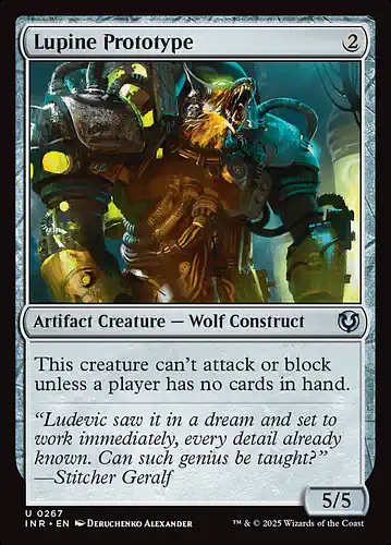 Lupine Prototype - inr Spoiler