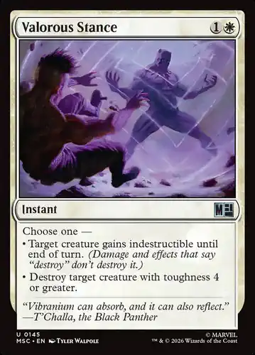 Valorous Stance - msc Spoiler