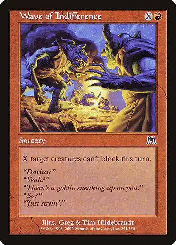 Wave of Indifference - ons Spoiler