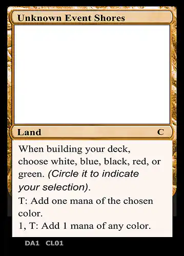 Unknown Event Shores - unk Spoiler