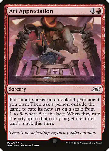 Art Appreciation - unf Spoiler