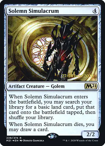 Solemn Simulacrum - m21 Spoiler