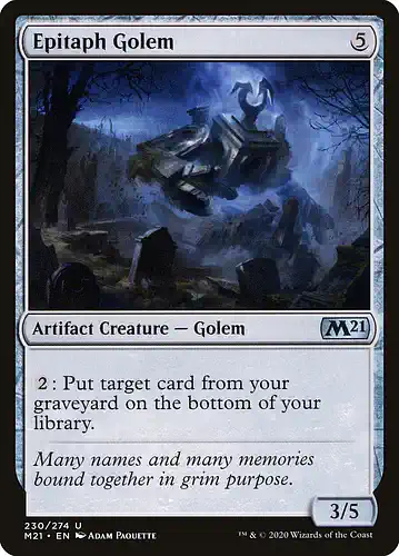 Epitaph Golem - m21 Spoiler