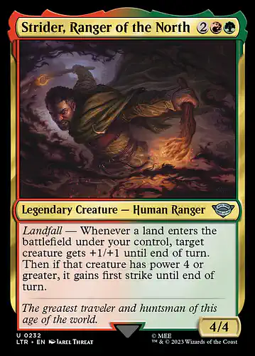 Strider, Ranger of the North - ltr Spoiler