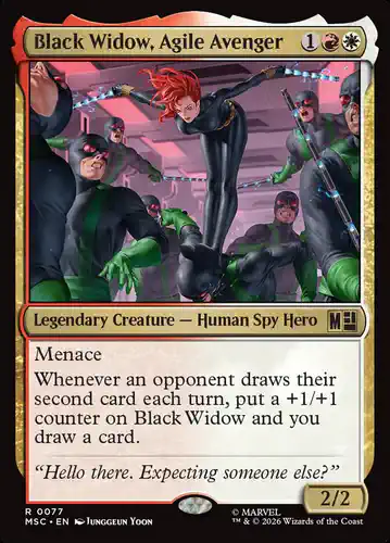 Black Widow, Agile Avenger - msc Spoiler