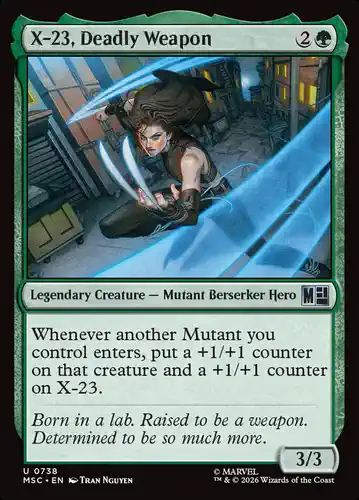 X-23, Deadly Weapon - msc Spoiler