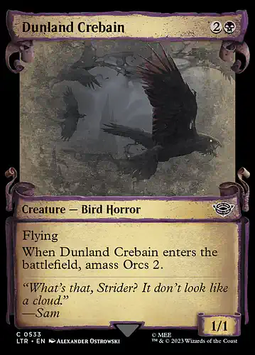 Dunland Crebain - ltr Spoiler