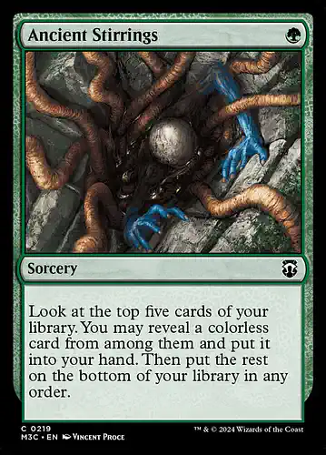 Ancient Stirrings - m3c Spoiler