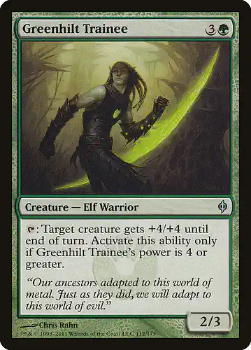 Greenhilt Trainee - nph Spoiler