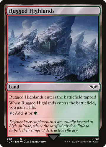 Rugged Highlands - 40k Spoiler