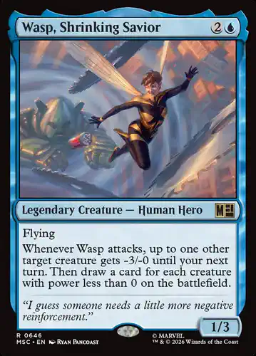 Wasp, Shrinking Savior - msc Spoiler