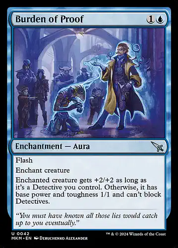 Burden of Proof - mkm Spoiler