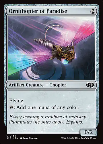 Ornithopter of Paradise - j25 Spoiler